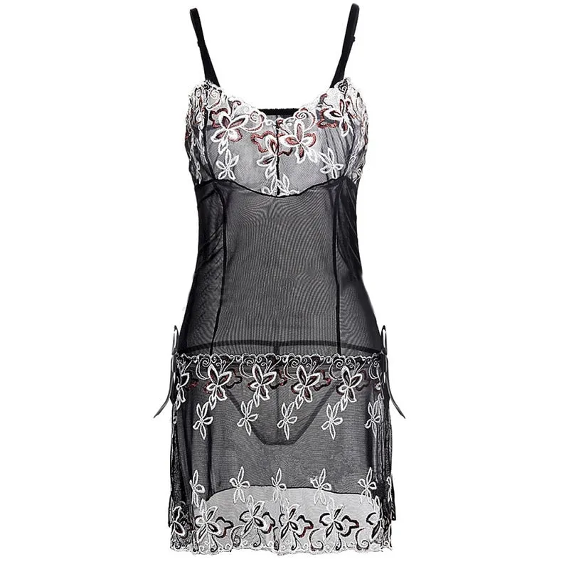 See-Through Dress   G-String Lace Pajamas
