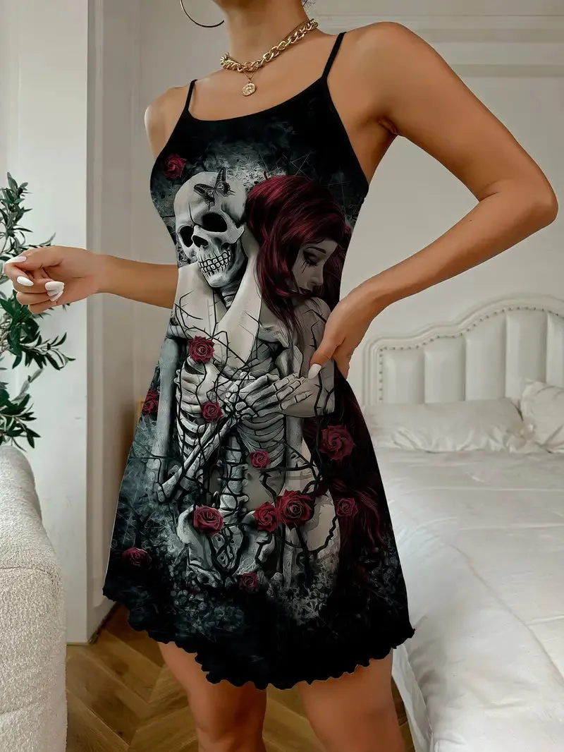 Skull and Roses nightdress