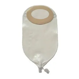 Special Nu-Flex Drain Pouch with Barrier Pre-Cut 1-3/8" x 2" Opening, Convex