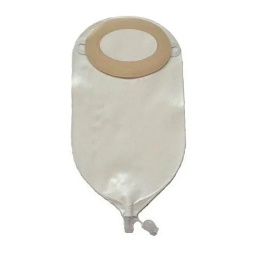 Special Nu-Flex Drain Pouch with Barrier Pre-Cut 1-3/8" x 2" Opening, Convex