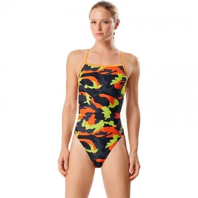 SPEEDO Women's Camo Squad Flyback - ProLT Swimsuit
