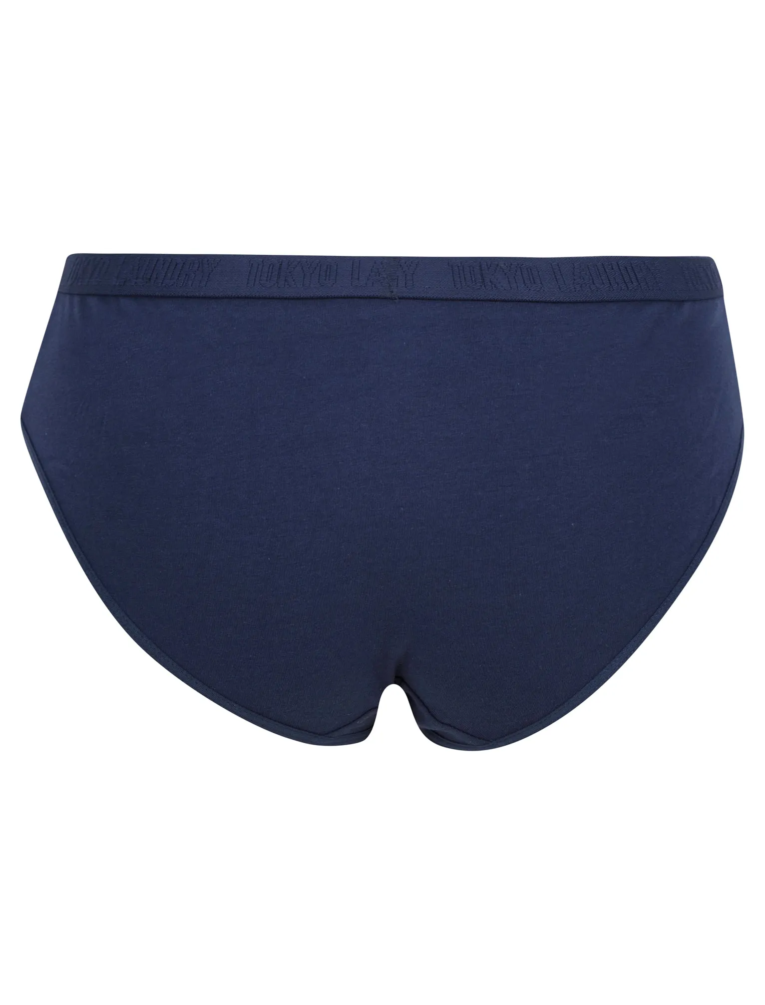 Trixie (5 Pack) Cotton Assorted Briefs in Nine Iron / Dress Blue / Infinity / Light Grey Marl / Blue Coral - Tokyo Laundry