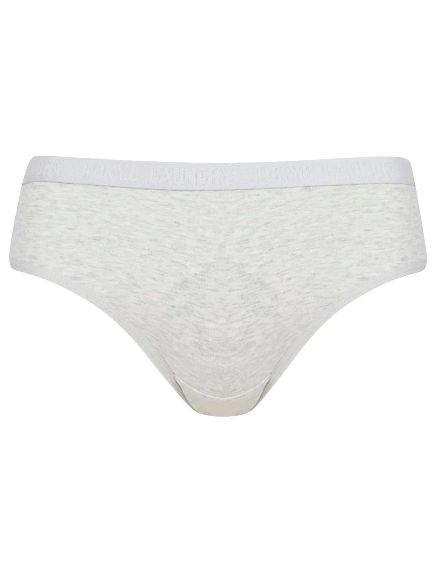 Trixie (5 Pack) Cotton Assorted Briefs in Nine Iron / Dress Blue / Infinity / Light Grey Marl / Blue Coral - Tokyo Laundry