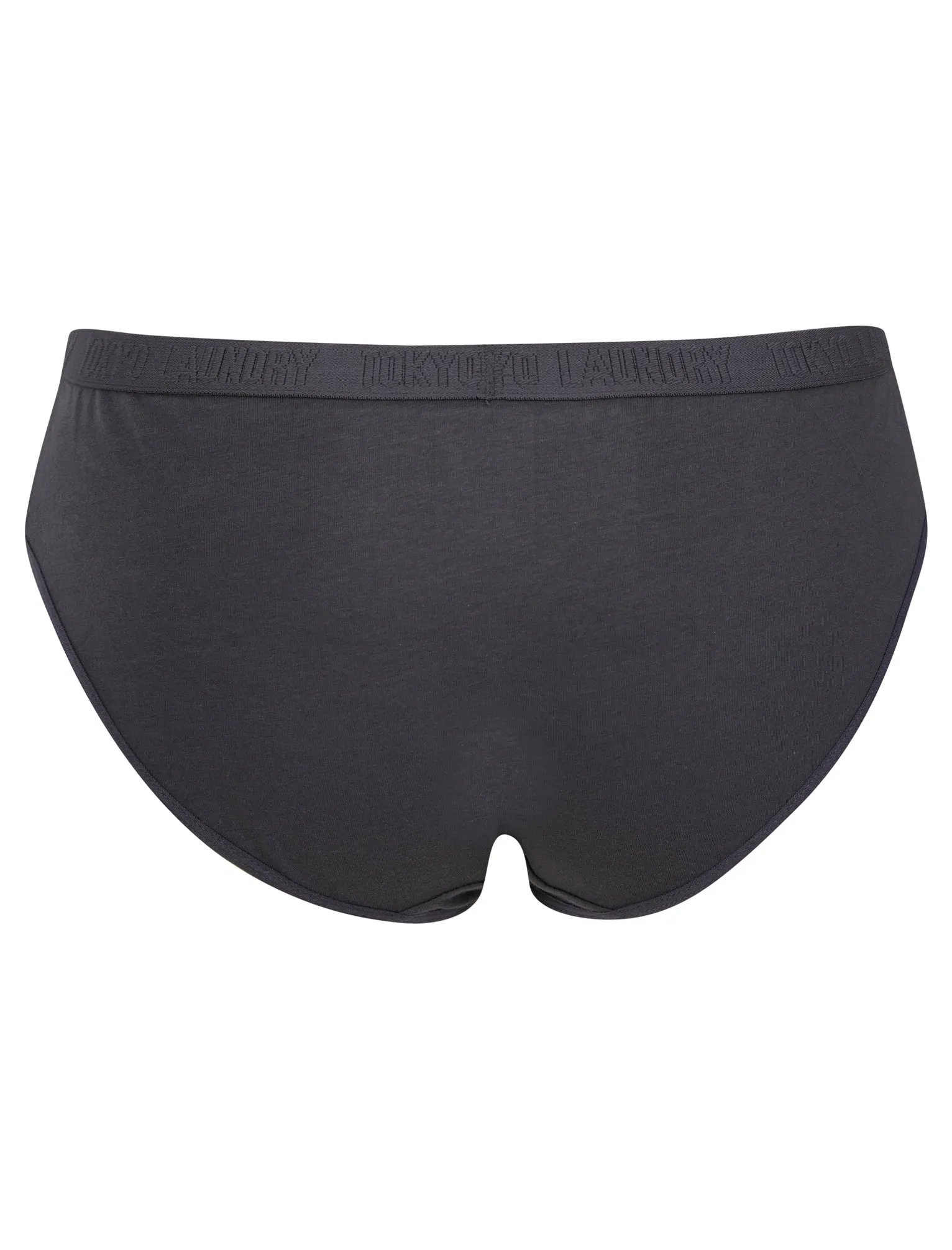 Trixie (5 Pack) Cotton Assorted Briefs in Nine Iron / Dress Blue / Infinity / Light Grey Marl / Blue Coral - Tokyo Laundry