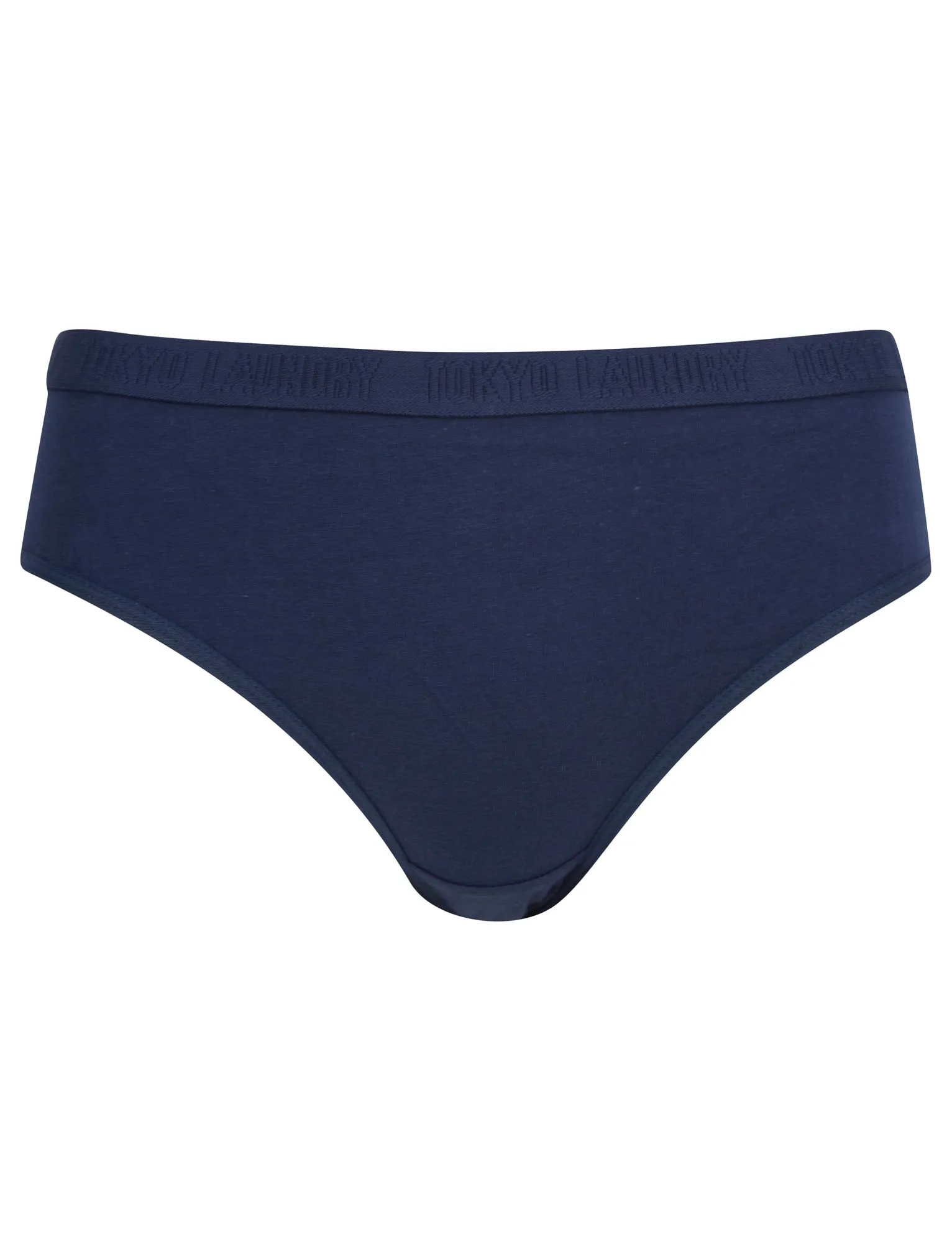 Trixie (5 Pack) Cotton Assorted Briefs in Nine Iron / Dress Blue / Infinity / Light Grey Marl / Blue Coral - Tokyo Laundry