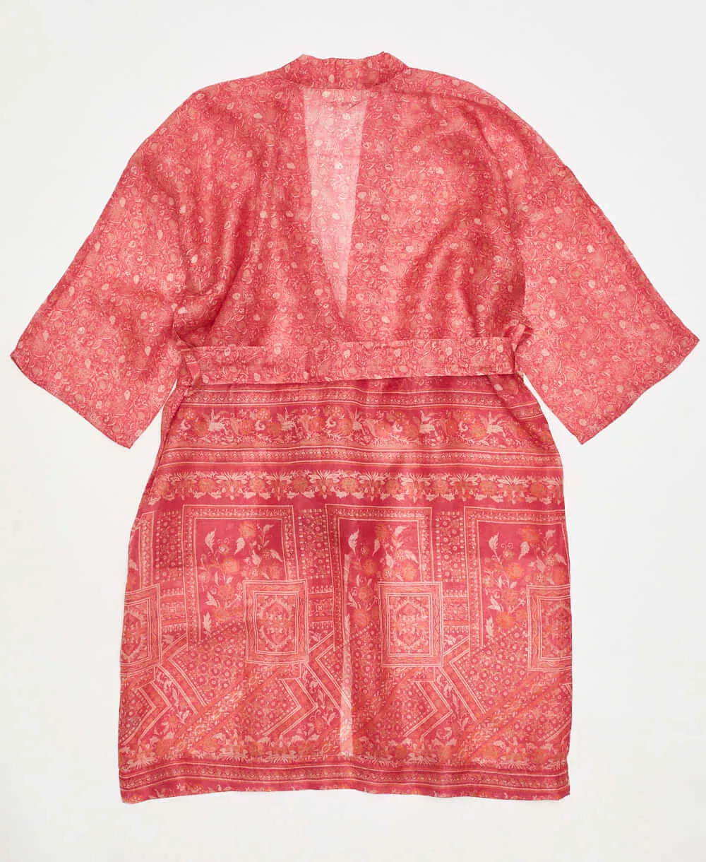 Vintage Silk Robe - No. 240327 - Small