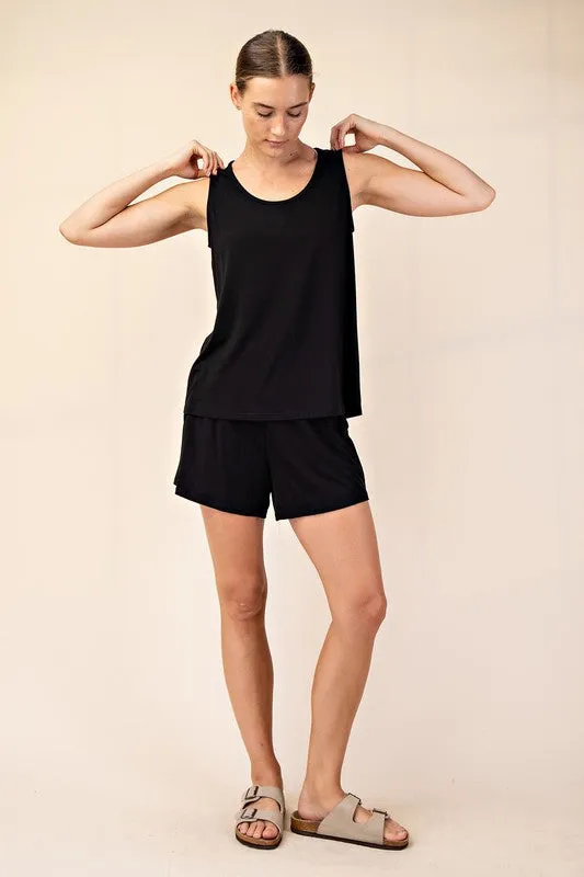 VISCOSE MODAL SLEEVELESS TANK