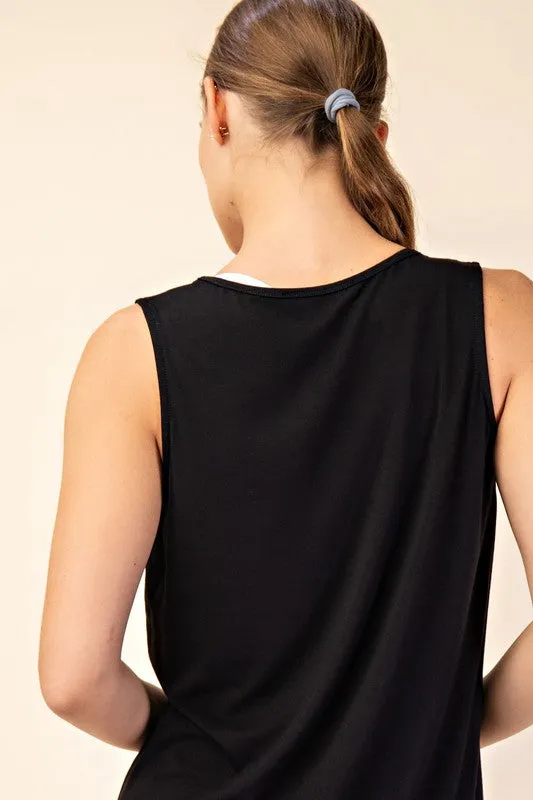VISCOSE MODAL SLEEVELESS TANK