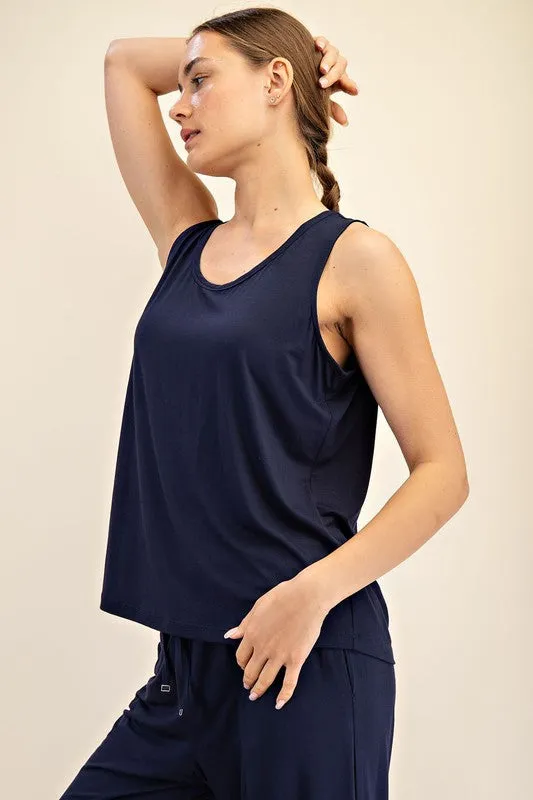 VISCOSE MODAL SLEEVELESS TANK