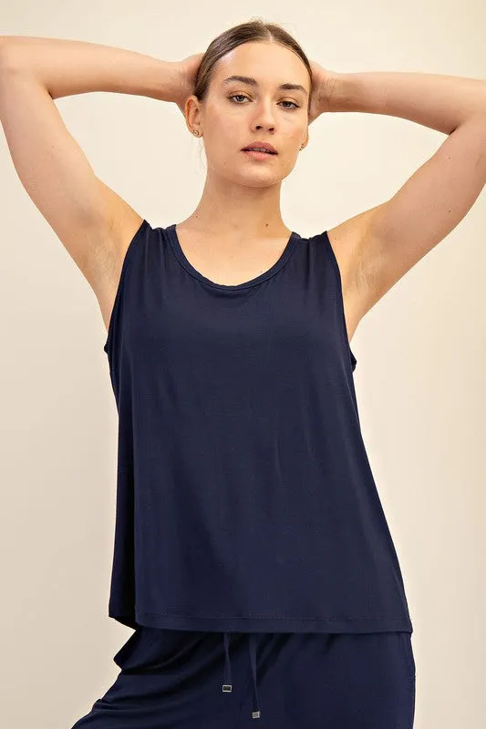VISCOSE MODAL SLEEVELESS TANK